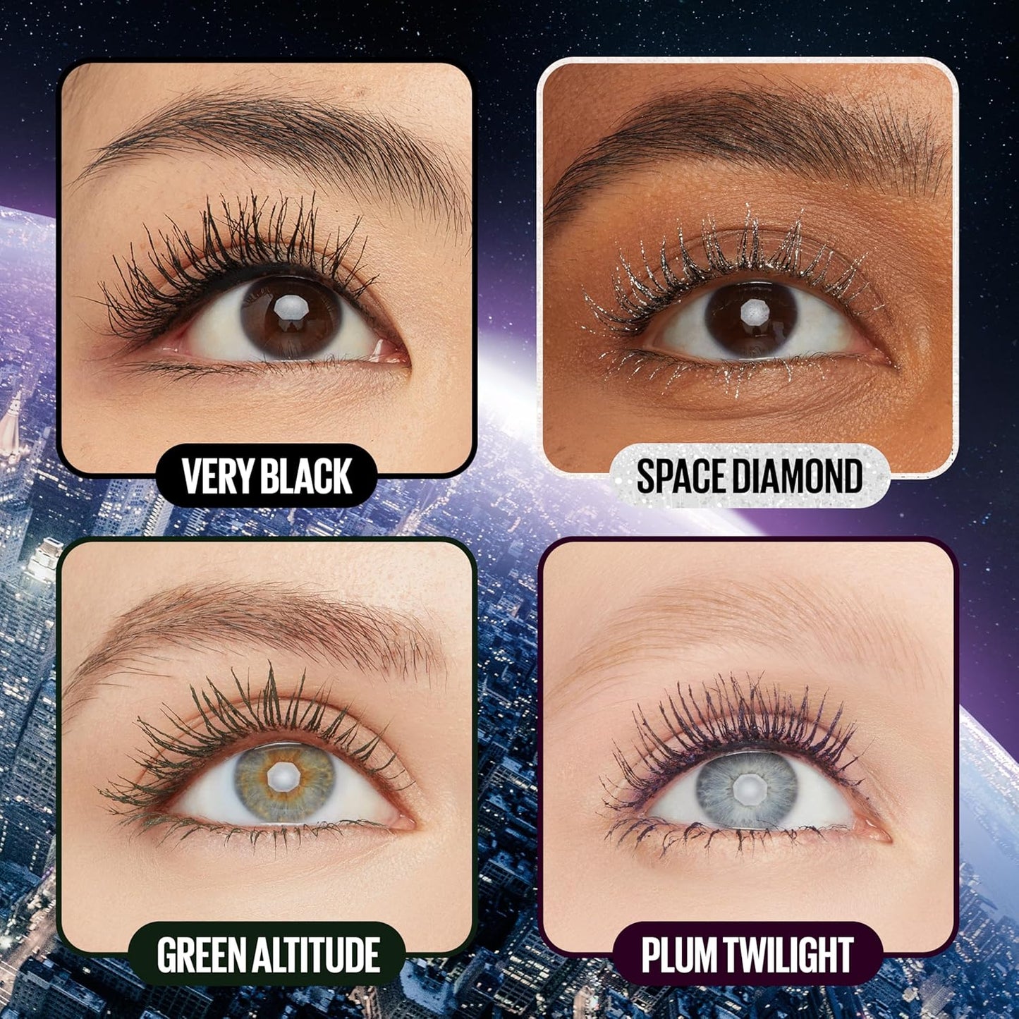 Lash Sensational Sky High Washable Mascara Makeup, Volumizing, Lengthening, Defining, Curling, Multiplying, Buildable Formula, Very Black, 1 Count