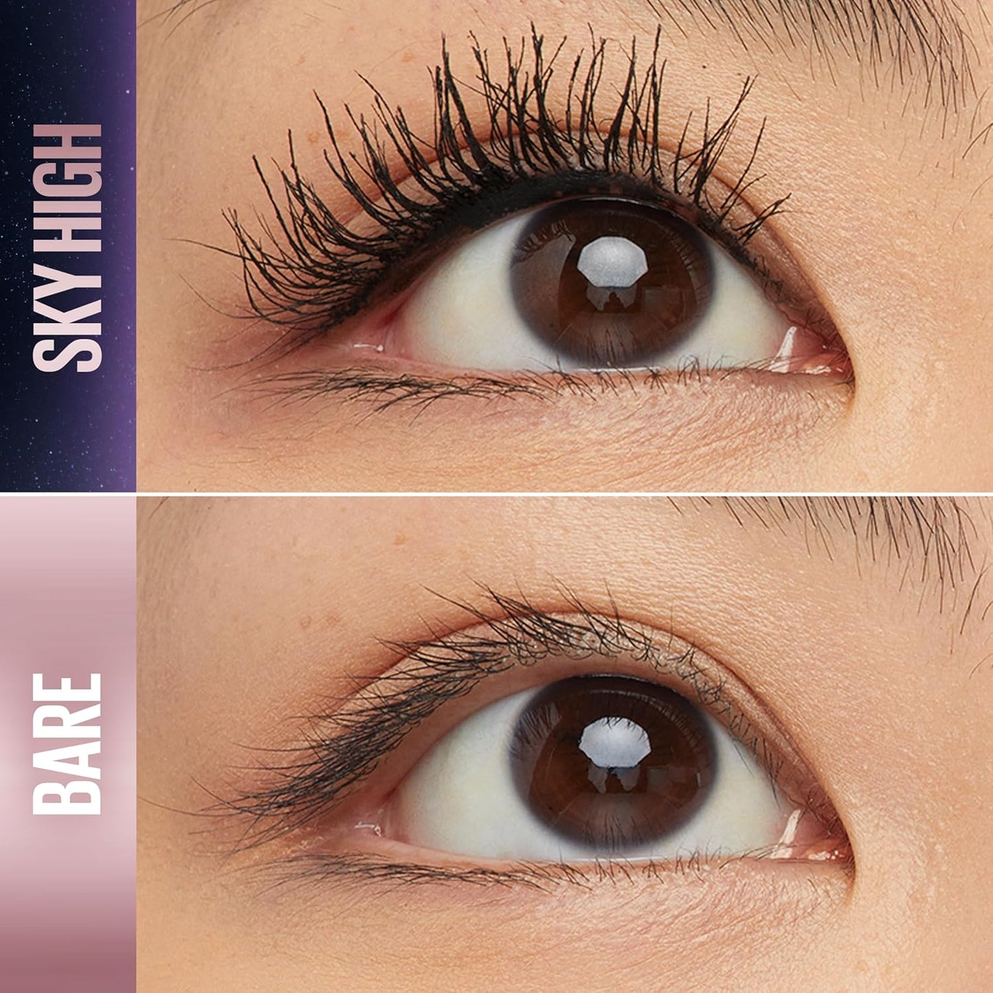 Lash Sensational Sky High Washable Mascara Makeup, Volumizing, Lengthening, Defining, Curling, Multiplying, Buildable Formula, Very Black, 1 Count