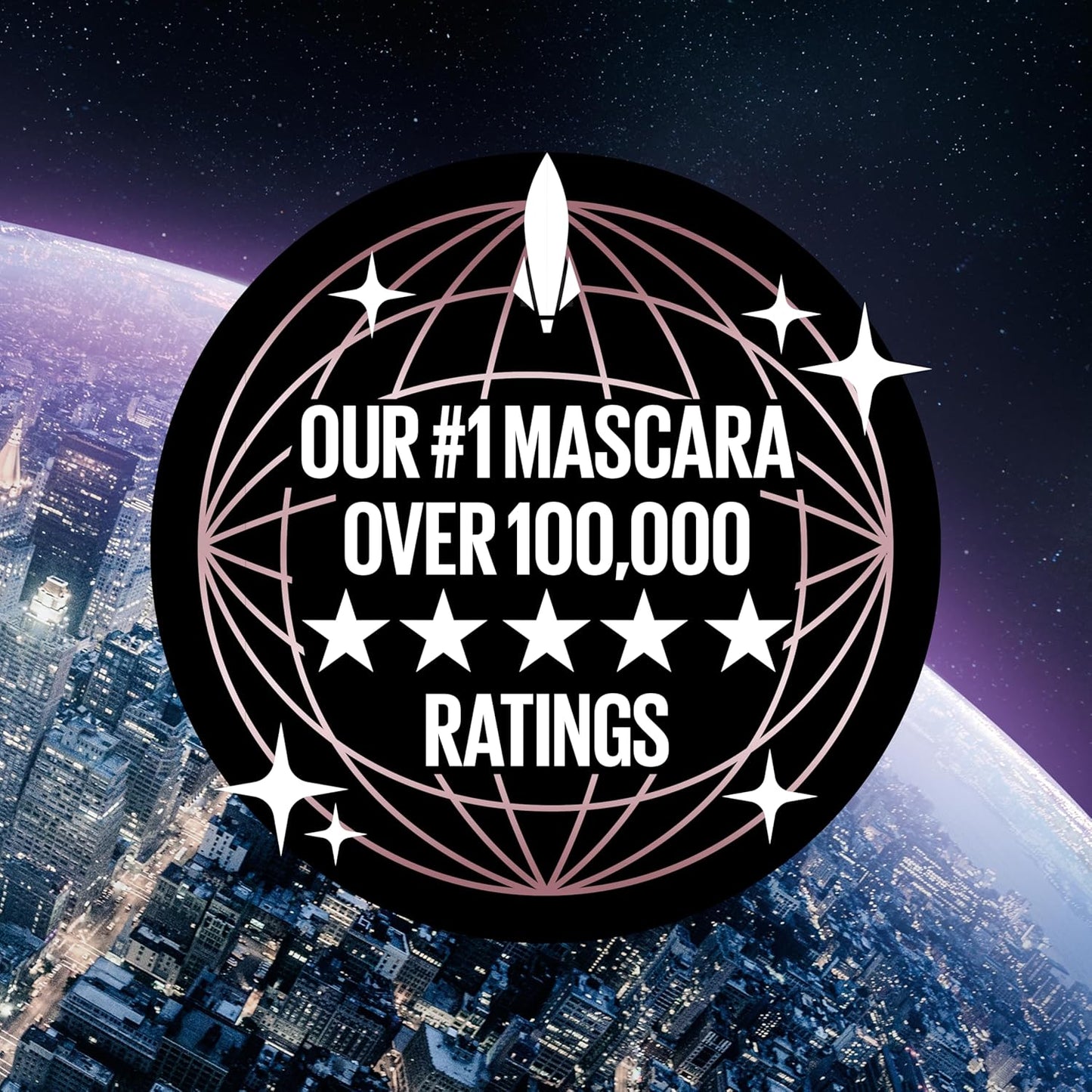 Lash Sensational Sky High Washable Mascara Makeup, Volumizing, Lengthening, Defining, Curling, Multiplying, Buildable Formula, Very Black, 1 Count
