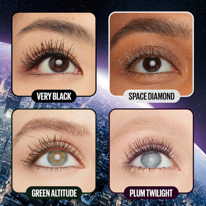 Lash Sensational Sky High Washable Mascara Makeup, Volumizing, Lengthening, Defining, Curling, Multiplying, Buildable Formula, Very Black, 1 Count
