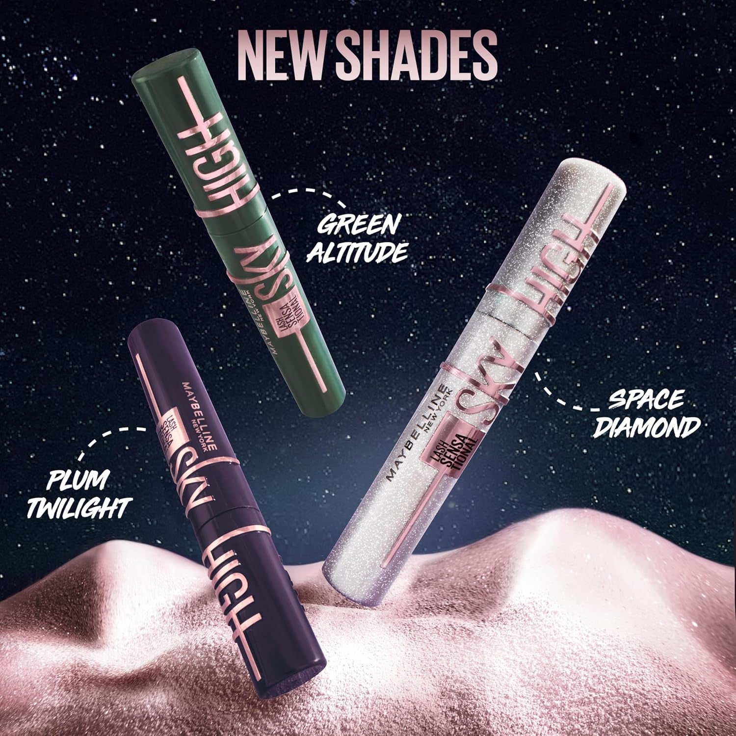 Lash Sensational Sky High Washable Mascara Makeup, Volumizing, Lengthening, Defining, Curling, Multiplying, Buildable Formula, Very Black, 1 Count